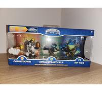 Triple Pack Skylanders Imaginators Single Ninja Stealth Elf + Kick Off Countdown + Rip Tide