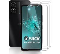 Pack De 3 Films En Verre Trempé 9h Pour Hmd Arc/Key - Haute Transparence 99,9%, Revêtement Oléophobe Anti-Traces, Compatible Coques, Installation Sans Bulles