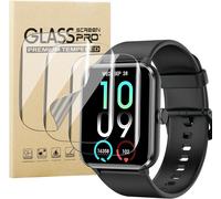 Pack De 3 Films Protecteurs D'écran En Tpu Pour Montre Iowodo R50 Pro 1,85 Pouces ¿ Souple, Anti-Rayures, Anti-Bulles, Oléophobe, Ultra Clair