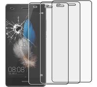 Pack De 3 Films Verre Trempé 9h Pour Huawei P8 Lite - Anti-Choc, Anti-Rayures, Ultra Fin 0.25mm, Pose Sans Bulles, Compatible Étuis - Écran 5.0