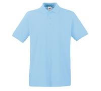 Pack De 3 Fruit of the Loom 100% Coton Premium Polo T-Shirt Haut S-3XL