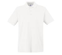 Pack De 3 Fruit of the Loom 100% Coton Premium Polo T-Shirt Haut S-3XL