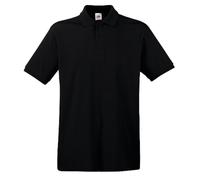 Pack De 3 Fruit of the Loom 100% Coton Premium Polo T-Shirt Haut S-3XL