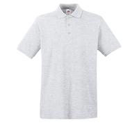 Pack De 3 Fruit of the Loom 100% Coton Premium Polo T-Shirt Haut S-3XL