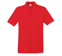 Pack De 3 Fruit of the Loom 100% Coton Premium Polo T-Shirt Haut S-3XL