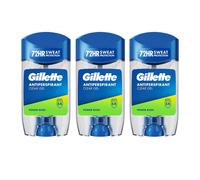 Gillette Déodorant gel Power Rush Bloqueur d'odeurs 48H – Pack de 3