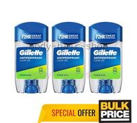 Pack de 3 gel déodorant Gillette Power Rush 72H bloqueur d'odeurs...