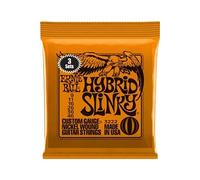 Ernie Ball – Cordes guitare électrique – Hybrid Slinky – 3 filées en nickel – Calibre 9-46