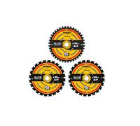 Pack de 3 lames ELITE DEWALT DT10397-QZ 2x165mm 24 dents et 1x165mm 40 dents