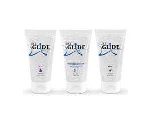 Pack de 3 lubrifiants Just Glide à Base d'eau 50ml