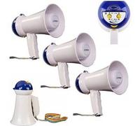 Pack de 3 Megaphones Party Megacup compacts avec Lanière - Chants - Supporter - Club - Manifestation - EVJF - Stade