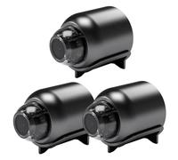 Pack de 3 Mini Caméras 1080p HD avec Vision Nocturne - Mini Caméra WiFi Cachée avec Vision Nocturne et Grand Angle, Micro Caméra de Sécurité Contrôlée par Application pour Surveillance Intérieure