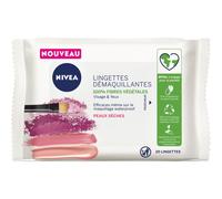 Pack De 3 - Nivea - Lingettes Démaquillantes Douceur Peaux Sèches Et Sensibles 20 Pièces