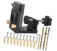 Pack De 3 Outils D'atelier Essentiels Mettant En Évidence La Capacité De Perçage Du Métal Et La Précision Pour Les Tâches De Travail Du Bois Ensemble Fonctionnel Multiple