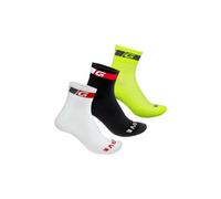Pack de 3 paires de chaussettes gripgrab tricolore regular cut