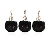 Pack De 3 Pendentifs Chat en Peluche, Pendentifs De Dessin Animé Mignon, Pendentifs Créatifs, Pendentifs De Décoration De Sac, Porte-Clés Intéressants