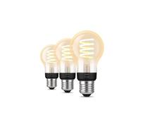 Philips Ampoule LED connectée Hue White Ambiance E27 Bluetooth Alexa Google HomeKit Pack de 3