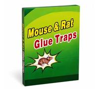 Pack de 3 Pièges à Souris et Rats Collants 21 x 15,5 cm Non Toxiques - Plaques Adhésives Prêtes à l’Emploi pour Maison