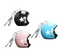 Pack De 3 Porte-Clés Casque, Porte-Clés Drôles, Porte-Clés Mignons, Porte-Clés Cadeaux, Pendentifs Décoratifs