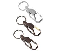 Pack De 3 Porte-Clés en Métal, Porte-Clés Simples Et À La Mode, Porte-Clés De Voiture, Porte-Clés pour Hommes, Porte-Clés Portables