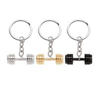Pack De 3 Porte-Clés Haltères, Pendentif Haltère Drôle, Porte-Clés De Musculation, Porte-Clés Fitness, Porte-Clés Cadeau pour Les Amateurs De Fitness