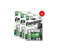 Pack de 3 -, Power Plus Rechargeable AA/HR6, pack de 4 Piles