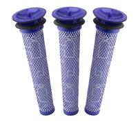 Pack de 3 pré-filtres pour Dyson DC58, DC59, V6, V7, V8. Pièce de rechange n° 965661-01. Kit de 3 filtres pour les remplacements de filtres Dyson