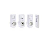 - Pack de 3 prises télécommandées - Blanc