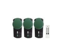 Pack de 3 prises wifi avec télécommande pour Smart wifi - Extérieur