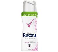 Déodorant Femme Rexona Pack de 3 - Déodorant Femme Spray Antibactérien Invisible Pure 100ml