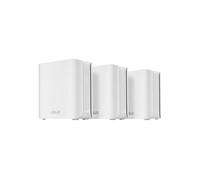 ASUS ZenWiFi BD4 - Pack de 3 - Système WiFi 7 Mesh, Double-Bande, 3600 Mbps, 720m2, Double Ports 2,5G, sécurité et contrôles parentaux Inclus, Smart Home Master SSIDs