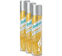 Pack de 3 shampoings secs, avec un soupçon de couleur blond brillant pour tous les types de cheveux - Batiste - 3 x 200 ml.