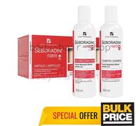 Pack de 3 soins du cuir chevelu pour la perte de cheveux SEBORADIN FORTE...