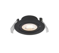 Pack de 3 spots à encastrer LED CCT réglables noirs Nordlux Monolo 4,8W 3000K IP20 450lm 8,2cm