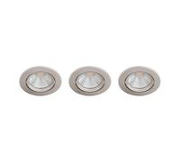 Pack de 3 Spots Downlight LED Dimmable Sparkle 5.5W Coupe Ø 70mm