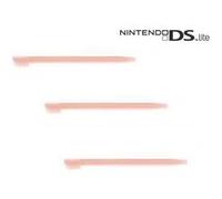 Pack de 3 stylets pour Nintendo DS lite (NDSL DSL) - Rose - Straße Game ® G