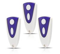 (Pack de 3) Télécommande Portail Universelle 433 MHz - Compatible avec Novoferm Novotron 512 MAX43-2, 502 MIX43-2 & MNHS433-2 - pour Portails et Garages Automatiques (Piles incsluse