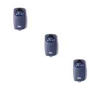 Pack de 3 Télécommandes NICE FLO2 pour portail et porte de garage
