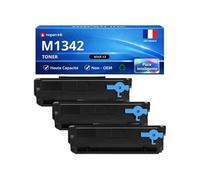 Pack de 3 Toners compatible pour imprimantes Lexmark M1342 XM1342 24B7005 Noir 18000 Pages