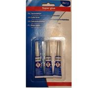 DLP Colle Forte Instantanée Super Glue 3x3 Gr Transparent Haute Viscosité