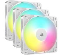 Pack de 3 ventilateurs ARGB 120mm - CORSAIR - RS120 - Blanc
