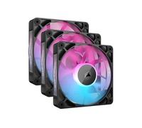 Pack de 3 ventilateurs PC iCUE LINK RX120 RGB 120 mm noir pour boîtier