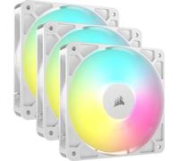Pack de 3 ventilateurs PWM 120mm - CORSAIR - RS120 - Blanc