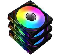 Pack de 3 Ventilateurs - XIGMATEK Infinity G20A - 120 mm - Pour boitier PC - Noir