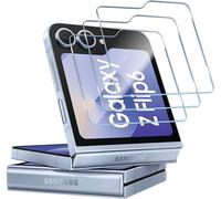 Pack De 3 Verres Trempés Avant Pour Samsung Galaxy Z Flip6 - 9h Hd, Anti-Bulles, Anti-Rayures, Anti-Traces De Doigts