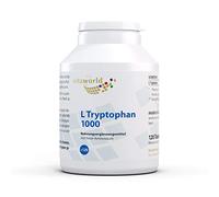 Pack de 3 Vita World L-Tryptophane 1000mg 120 tablettes végétariennes Made in Germany