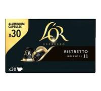 Pack de 30 capsules café L'Or Espresso Ristretto 4080116 156 g Noir Noir G