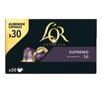 Pack de 30 capsules café L'Or Espresso Supremo 4080118 156 g Noir et Violet Noir G
