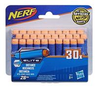 Nerf Recharge de 30 fléchettes Elite Elite officielles pour blasters N-Strike Elite, Accustrike, Zombie Strike et Modulus