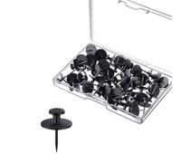 Pack De 30 I Shape Metal Push Pins pour Bureau Bulletin Board Cork Pin Pin Plat Puss Puss pour Les Crochets D'affichage Photo Suspendus